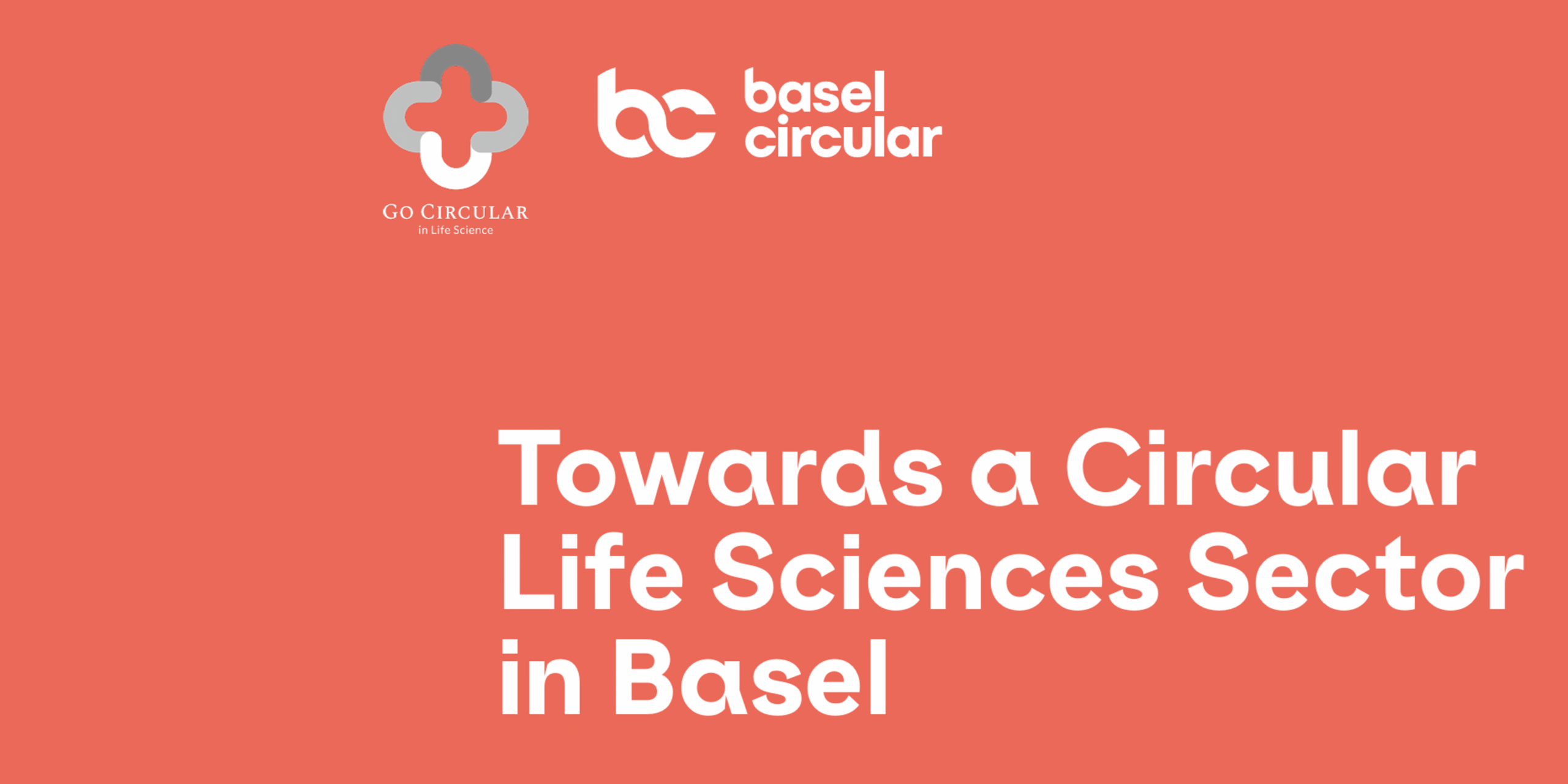Towards a Circular Life Sciences Sector in Basel - Titelblatt